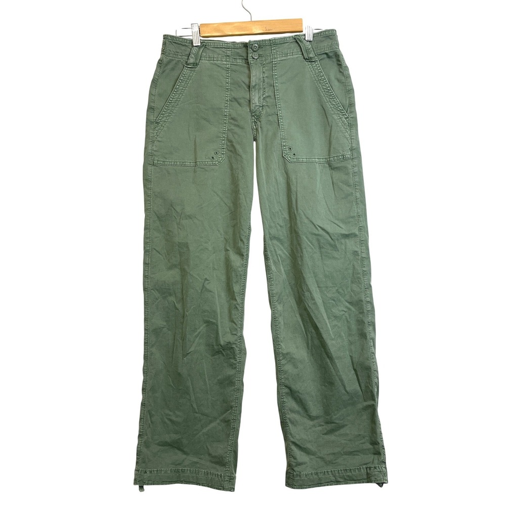 American Eagle Stovepipe Stretch Utility Pants Olive Green Size 6 Regular